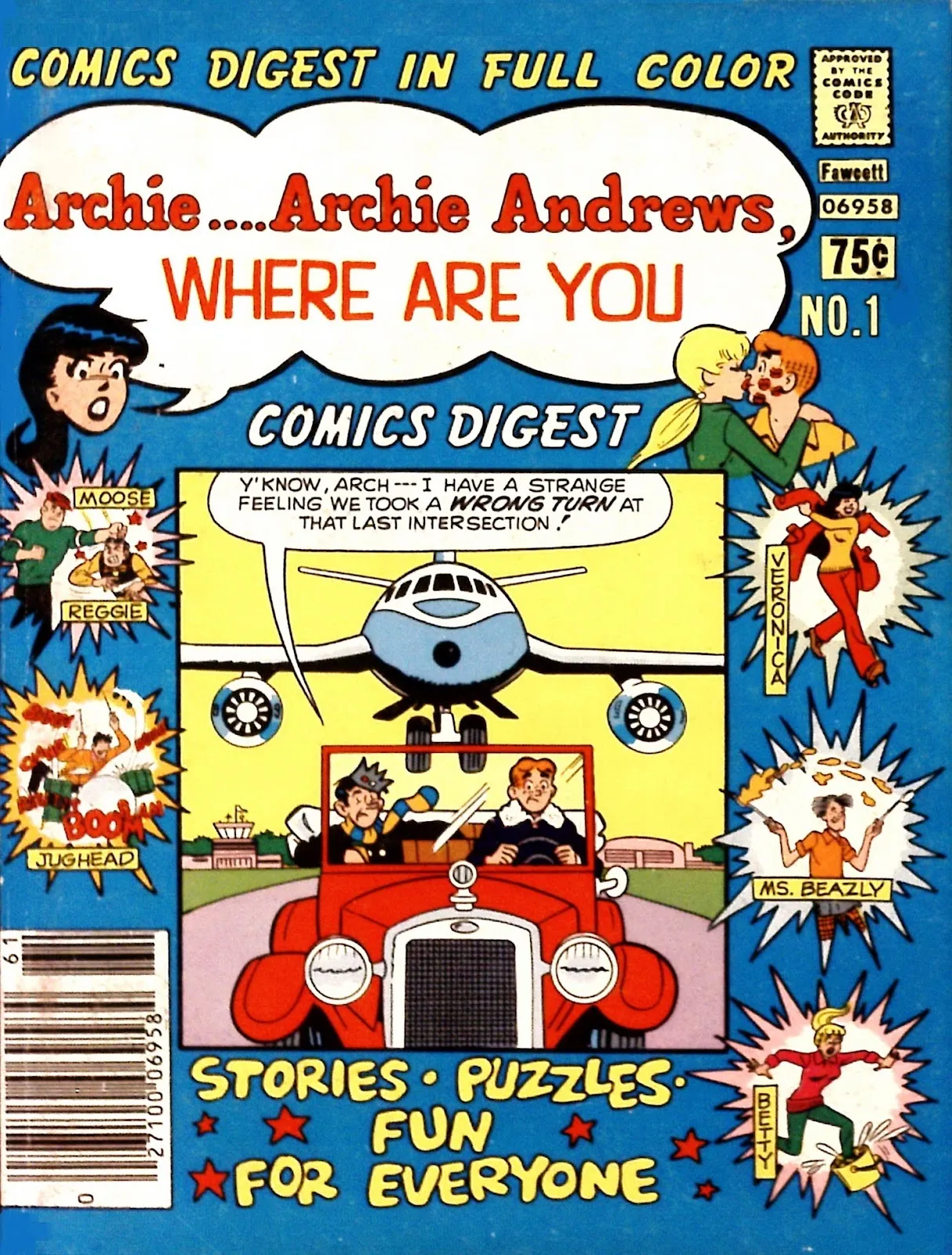 Archie...Archie Andrews, Where Are You? Digest Magazine #1 part 1