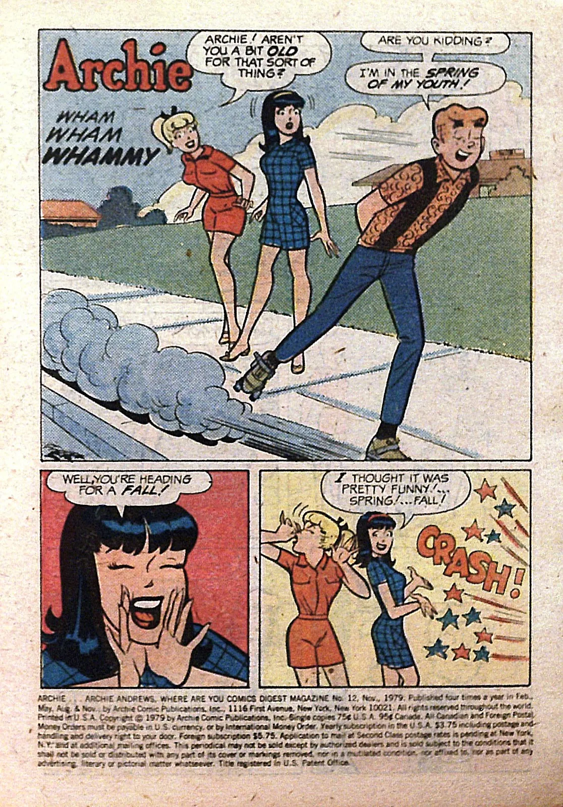Archie...Archie Andrews, Where Are You? Digest Magazine #12 part 3