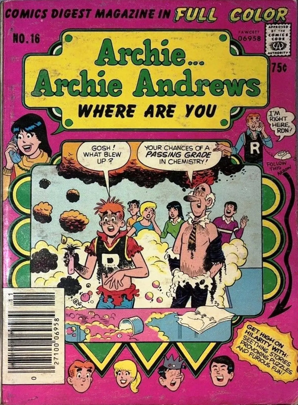 Archie...Archie Andrews, Where Are You? Digest Magazine #16 part 1