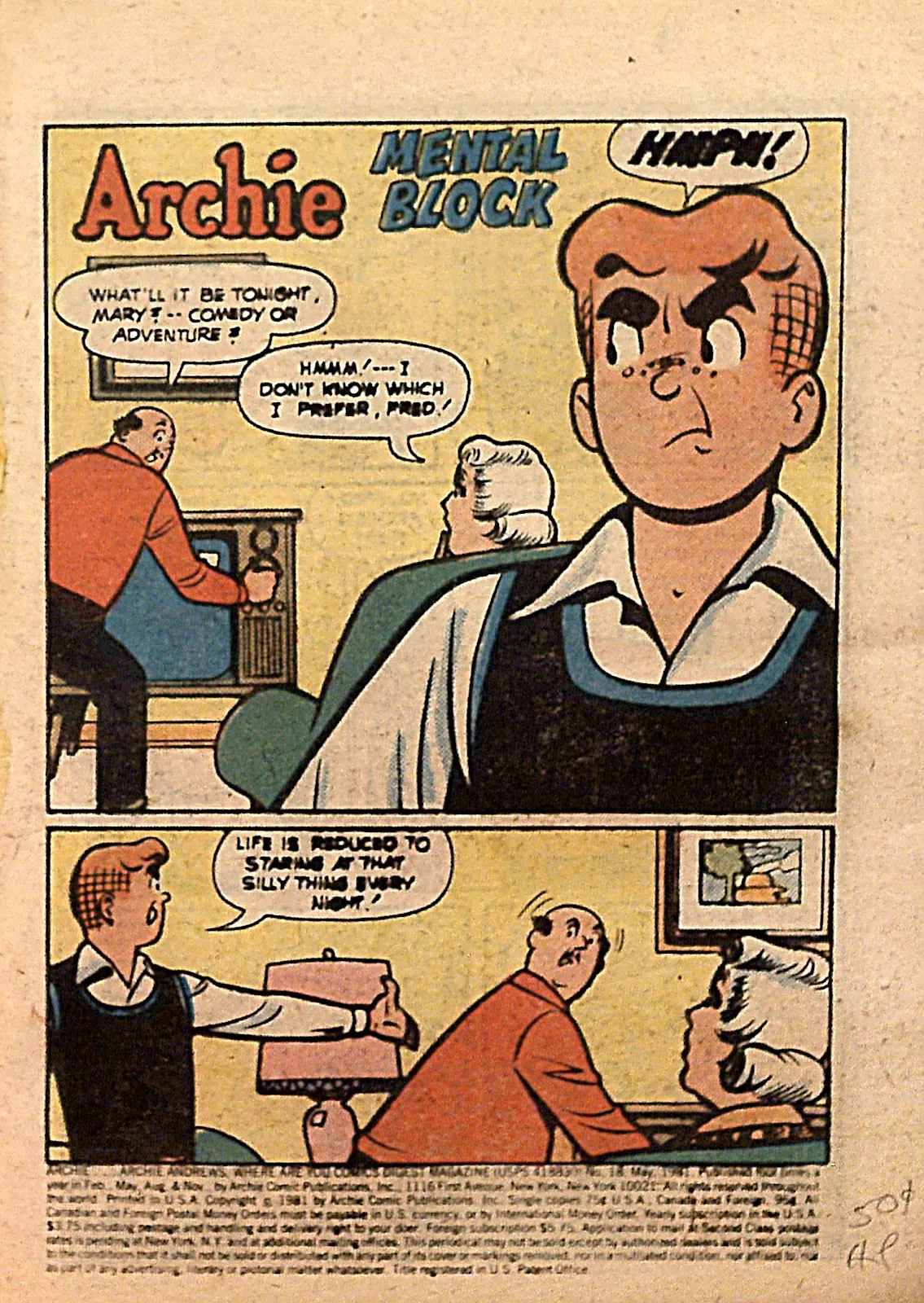 Archie...Archie Andrews, Where Are You? Digest Magazine #18 part 3