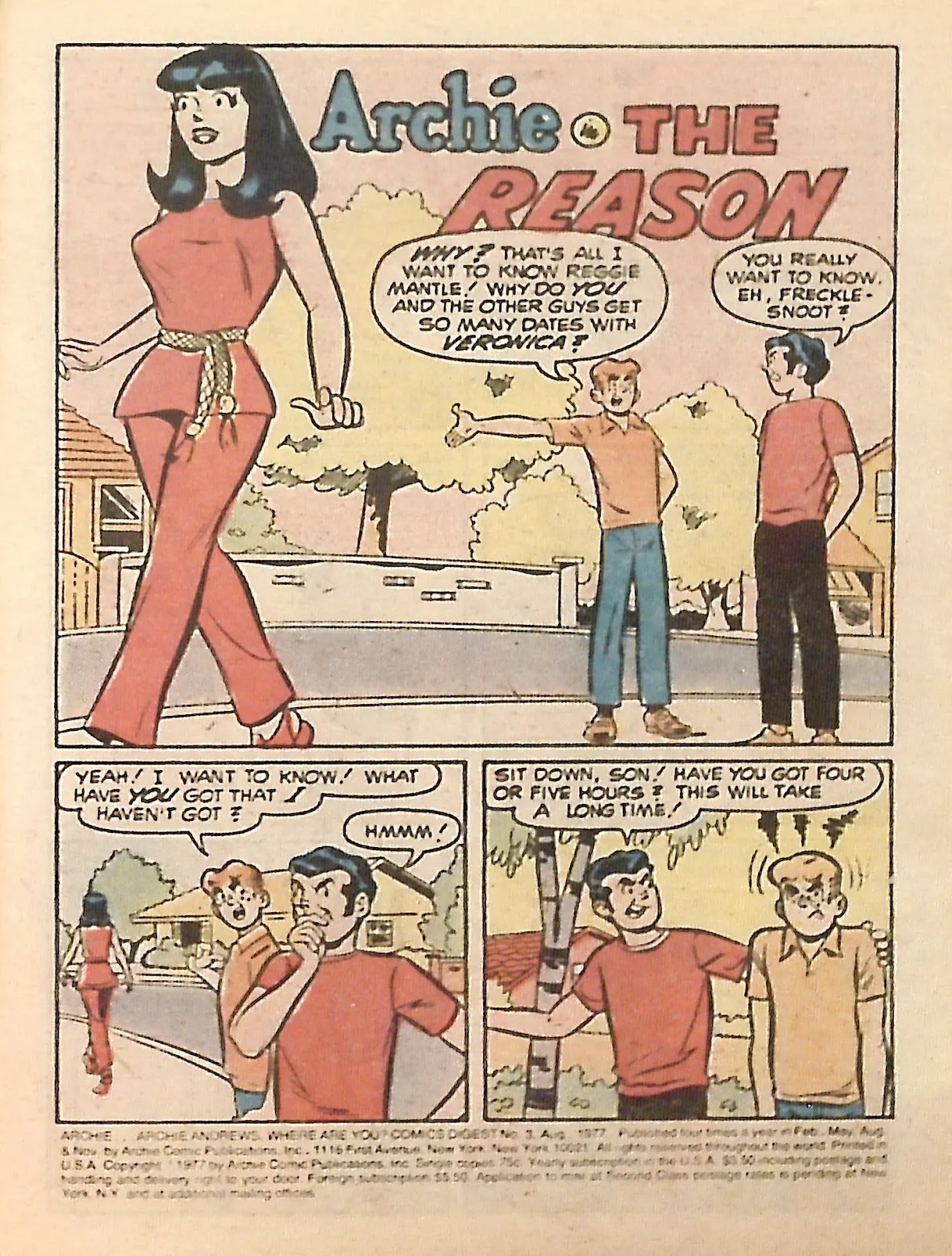 Archie...Archie Andrews, Where Are You? Digest Magazine #3 part 3