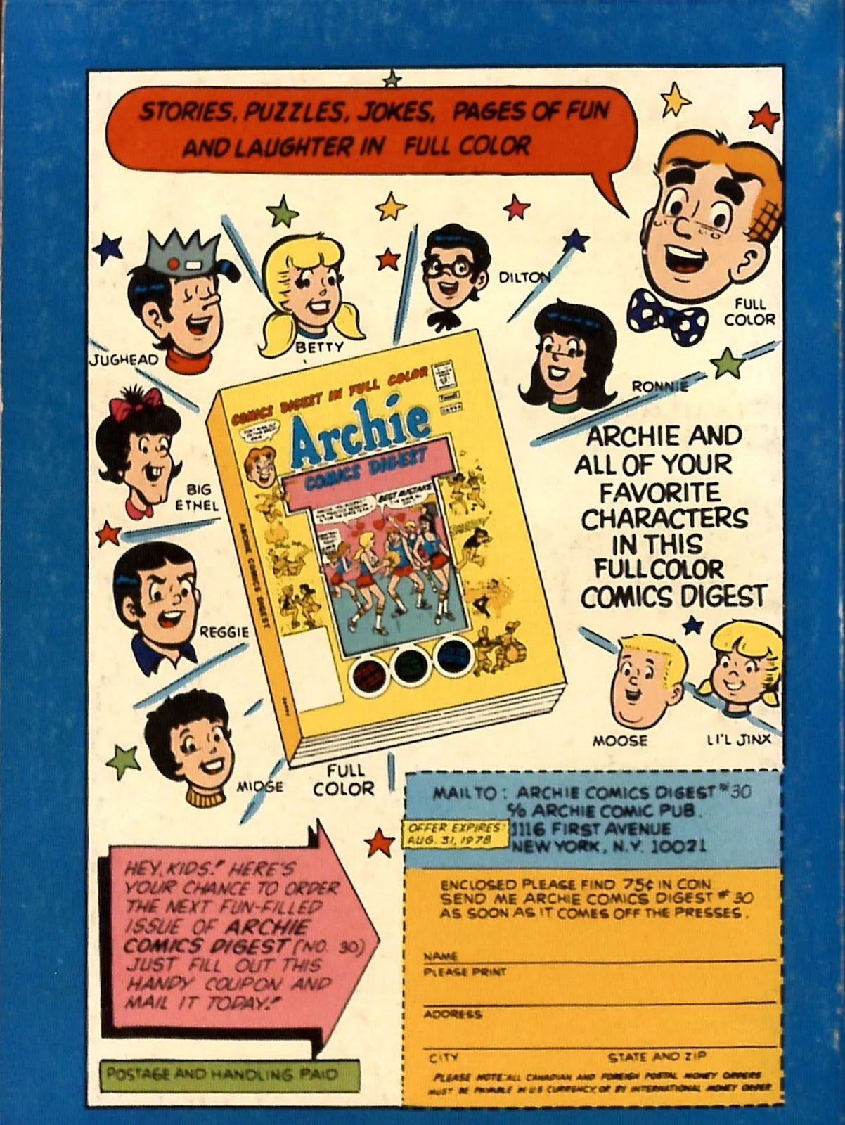 Archie...Archie Andrews, Where Are You? Digest Magazine #6 part 164