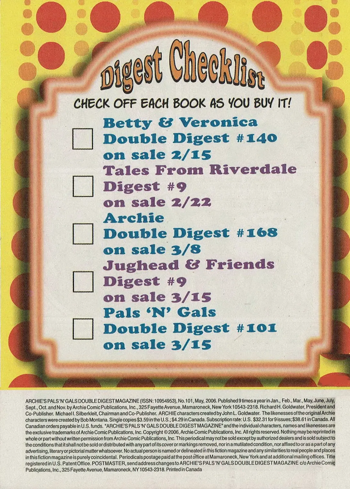 Archie's Pals 'n' Gals Double Digest Magazine #101 part 194