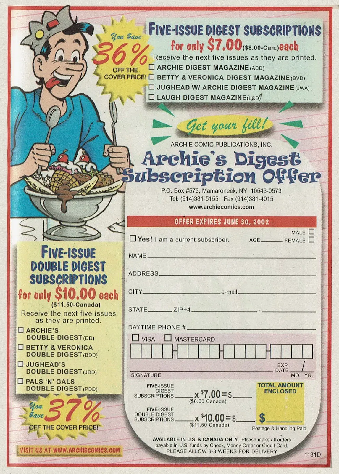 Archie's Pals 'n' Gals Double Digest Magazine #67 part 185