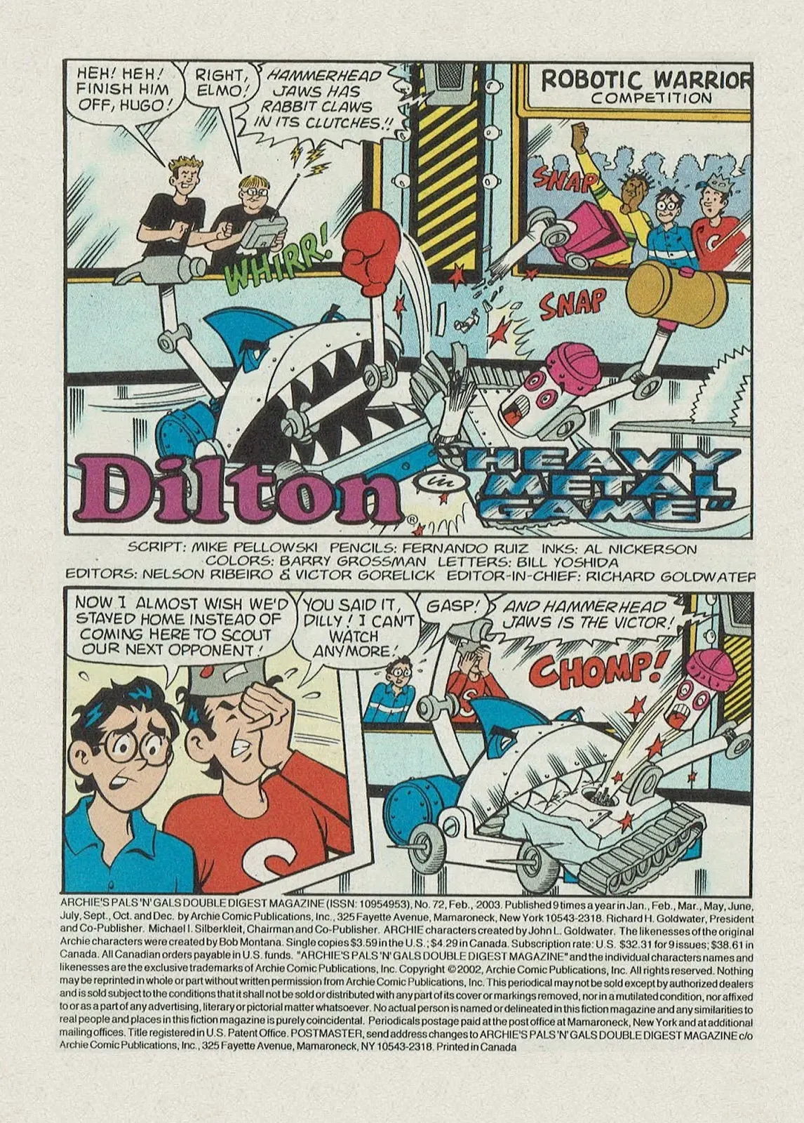 Archie's Pals 'n' Gals Double Digest Magazine #72 part 3