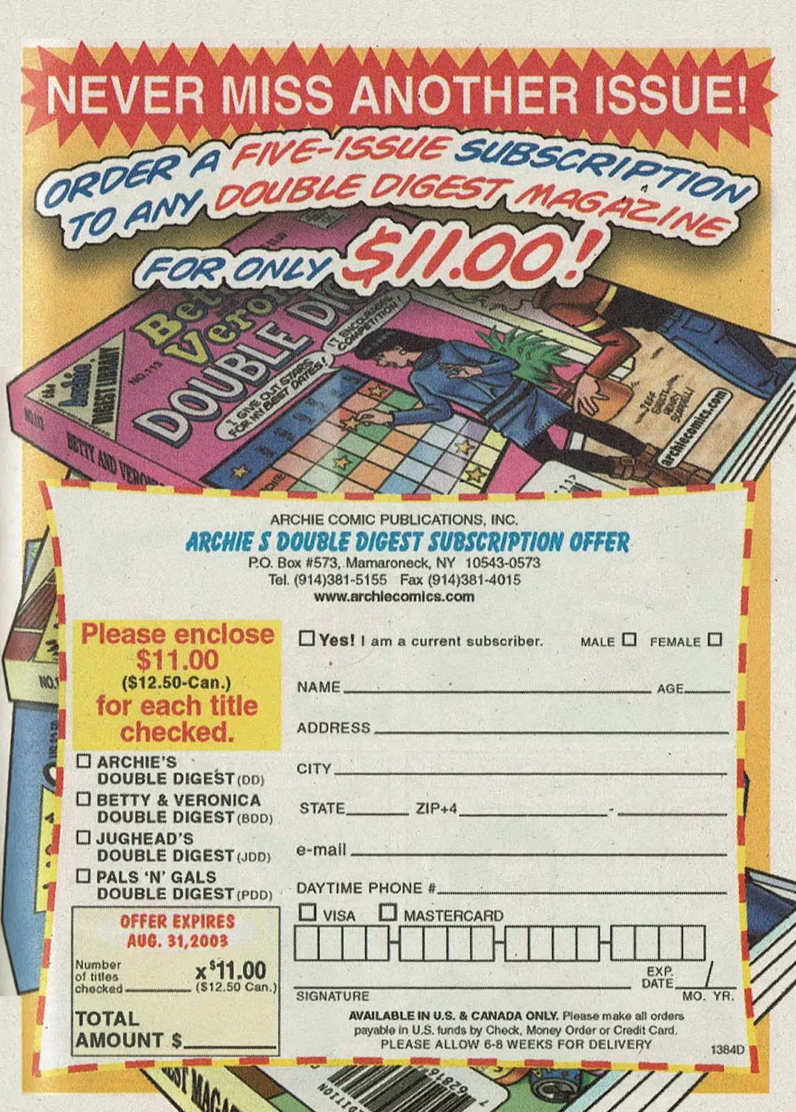 Archie's Pals 'n' Gals Double Digest Magazine #76 part 77