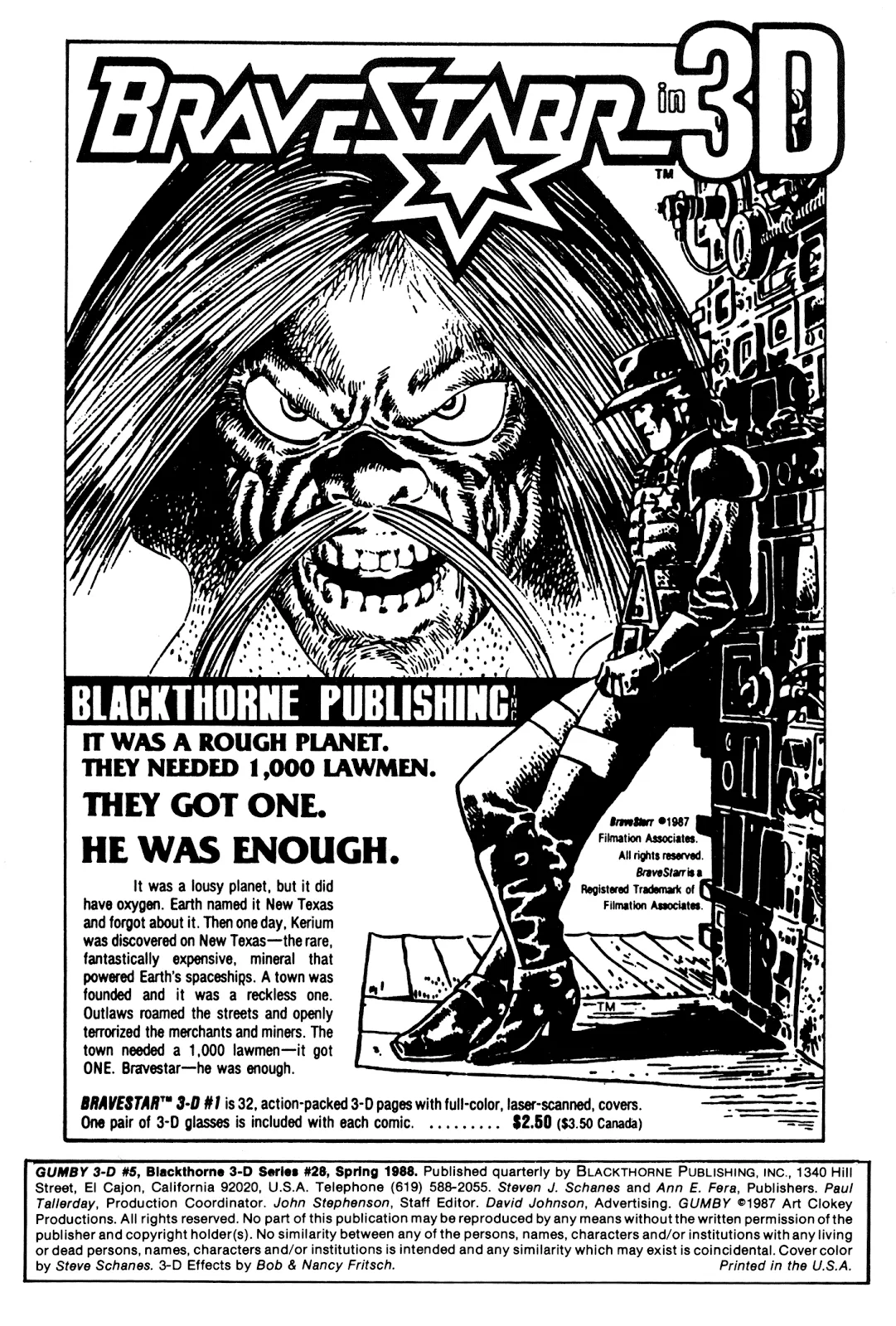 Blackthorne 3-D Series #28 part 2