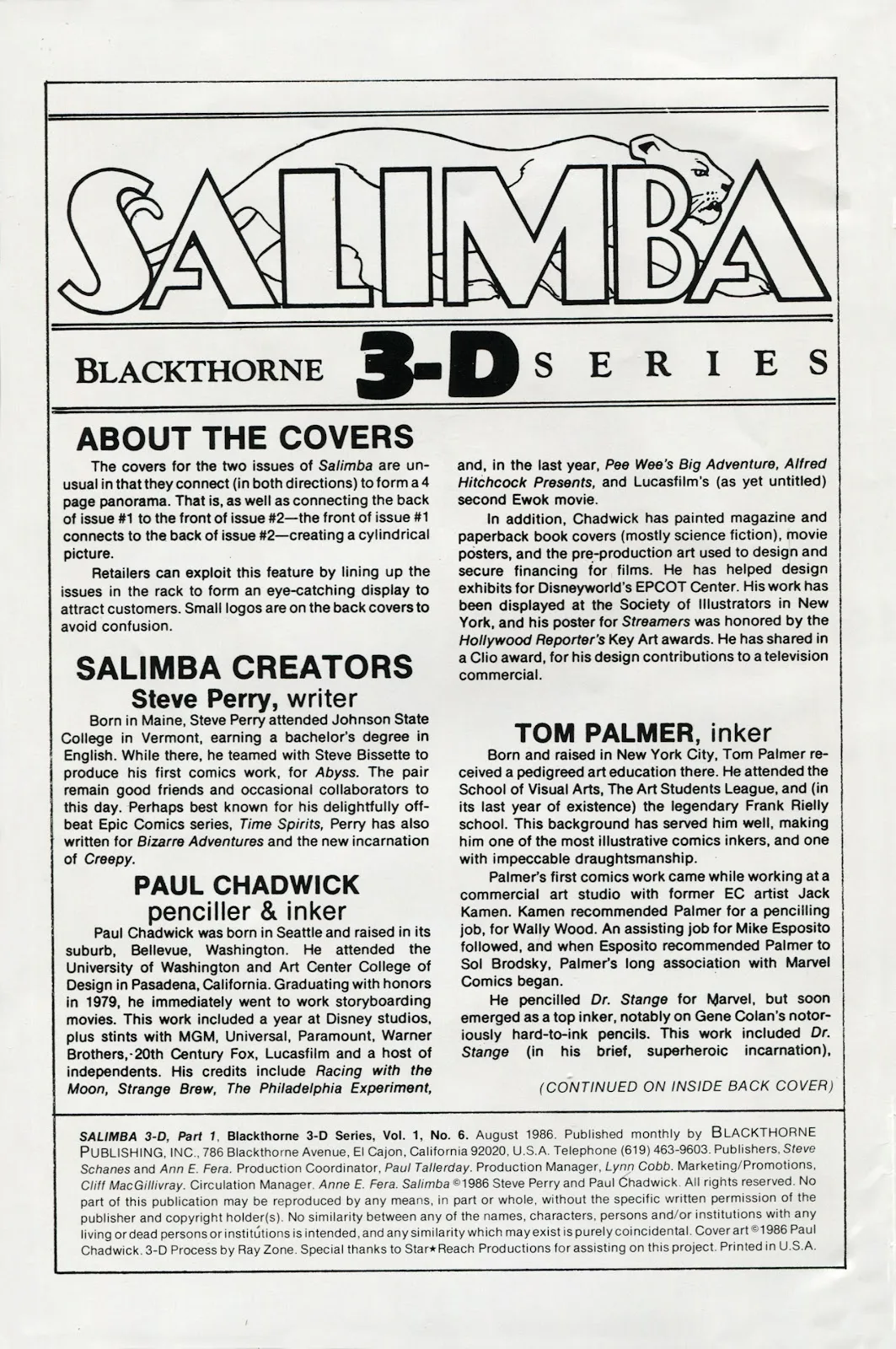 Blackthorne 3-D Series #6 part 3