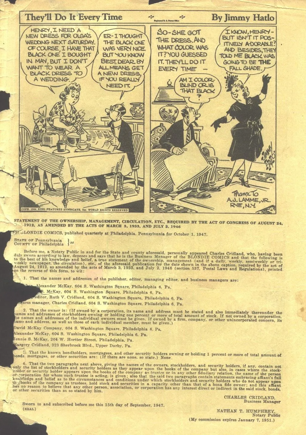Blondie Comics #4 part 35