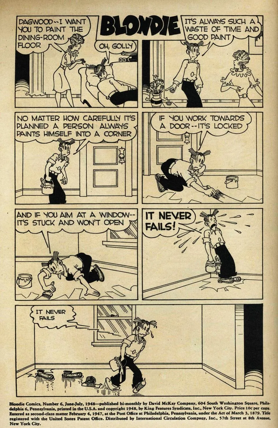 Blondie Comics #6 part 2