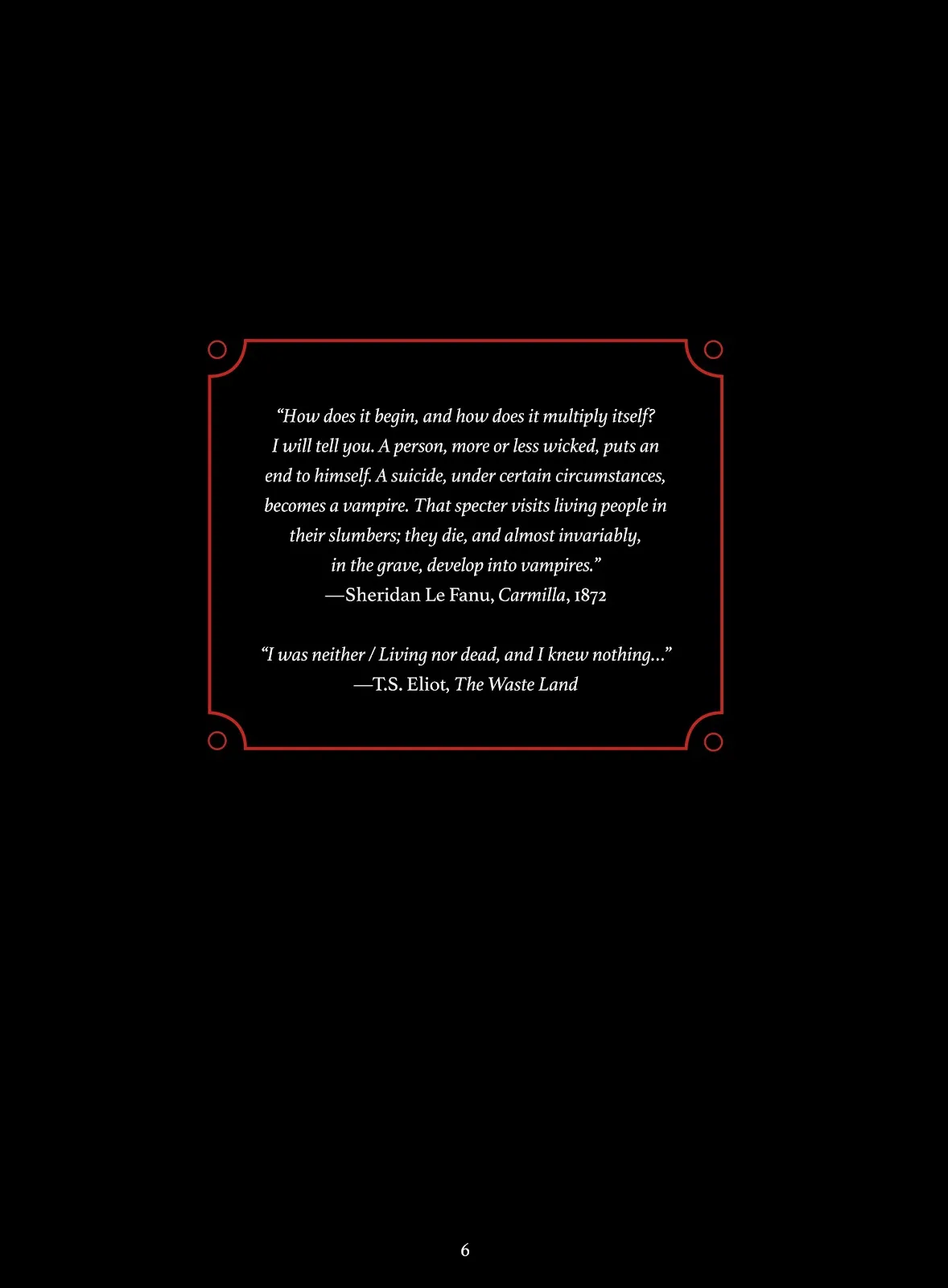 Carmilla: The First Vampire  part 7