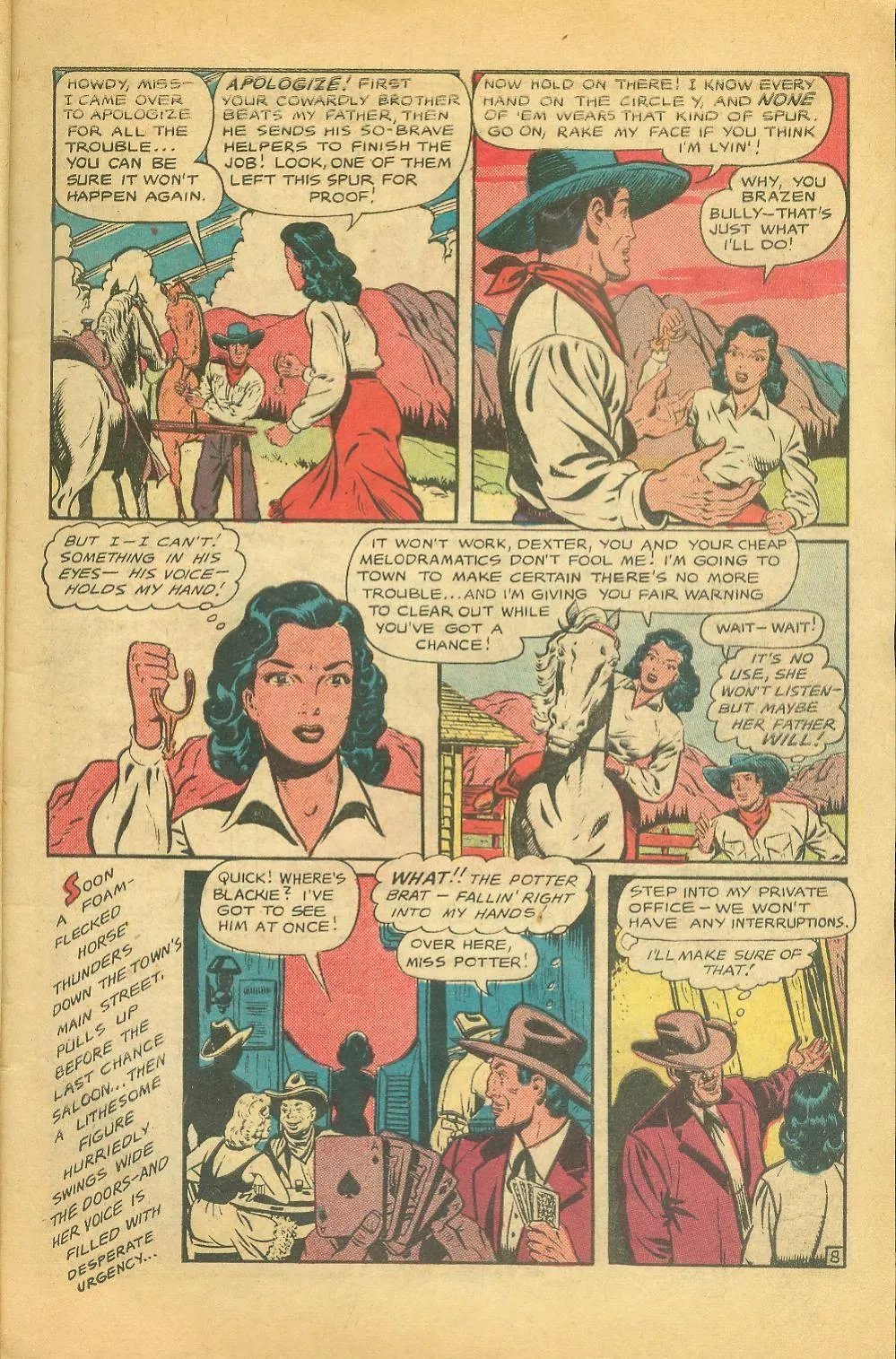 Cowgirl Romances (1950) #2 part 10