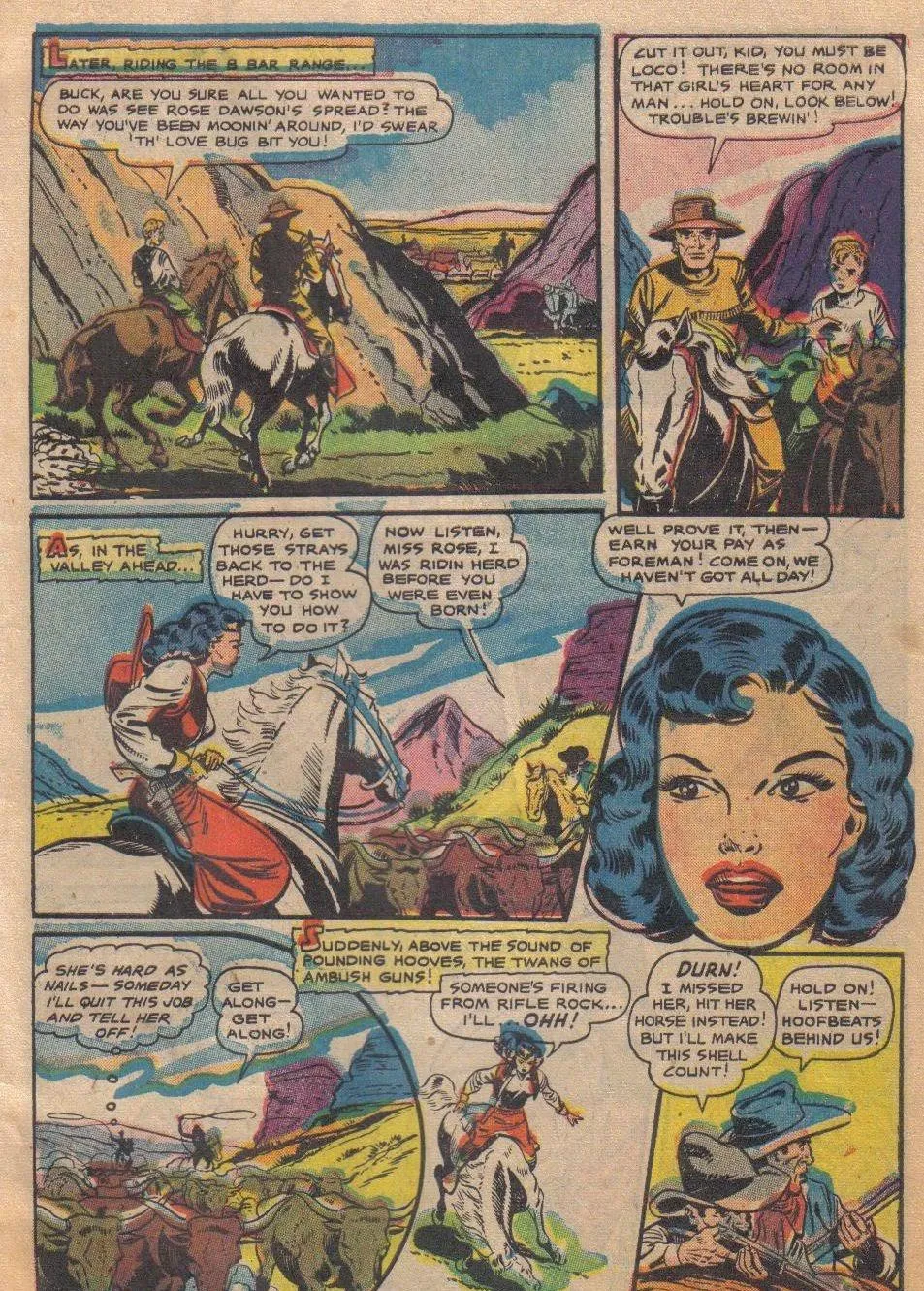 Cowgirl Romances (1950) #6 part 7