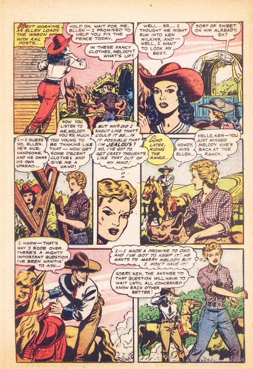 Cowgirl Romances (1950) #9 part 15