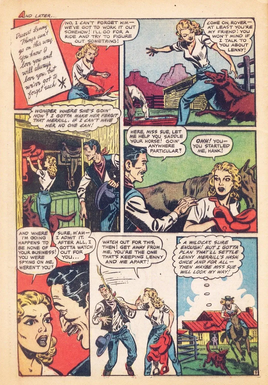 Cowgirl Romances (1950) #9 part 8