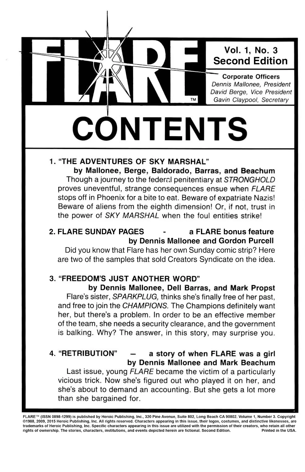Flare (1988) #3 part 2