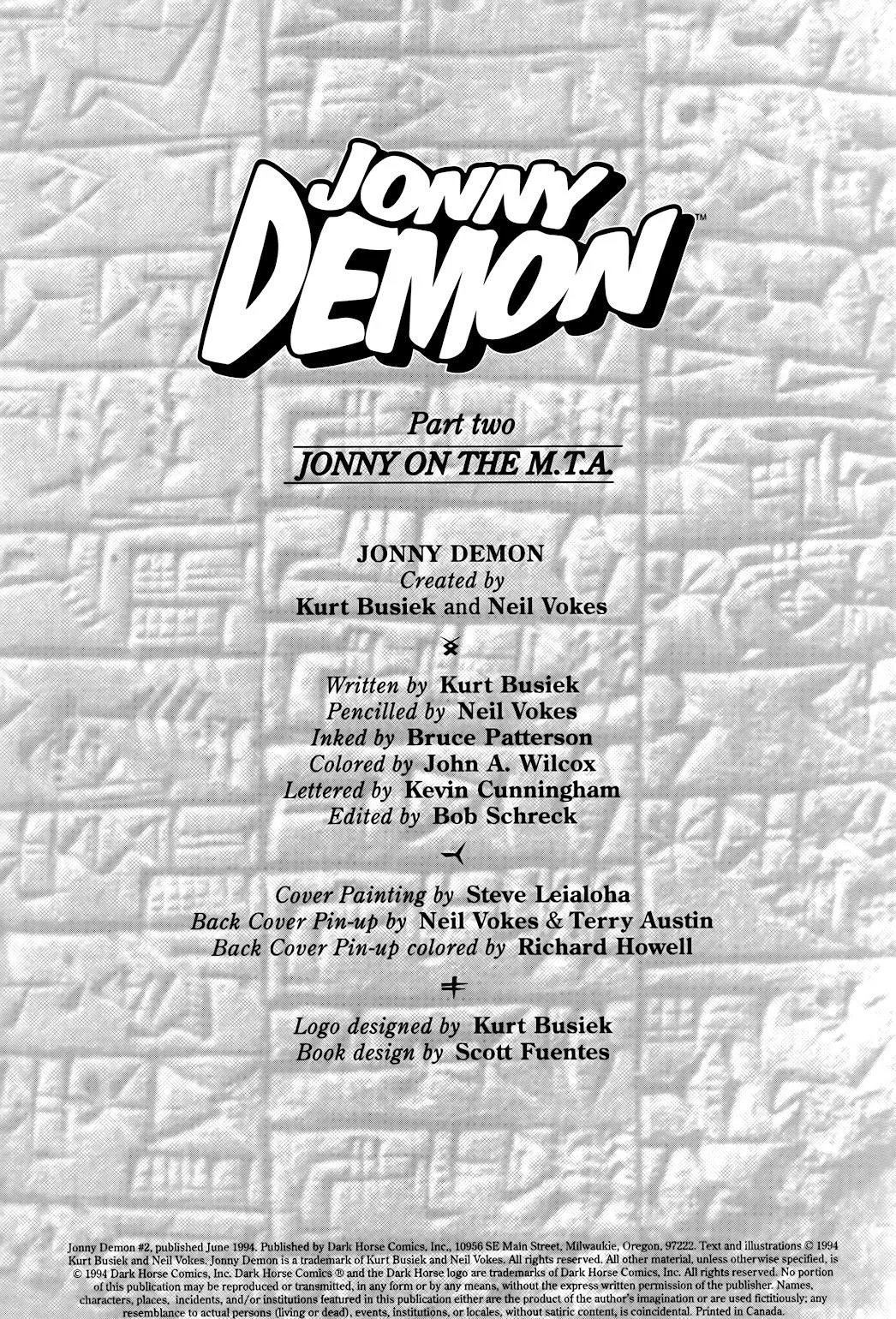 Jonny Demon #2 part 2