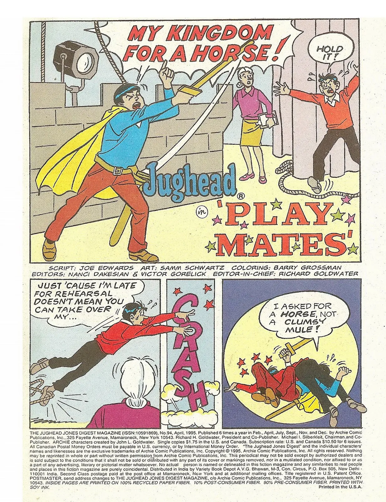 Jughead Jones Comics Digest #94 part 3