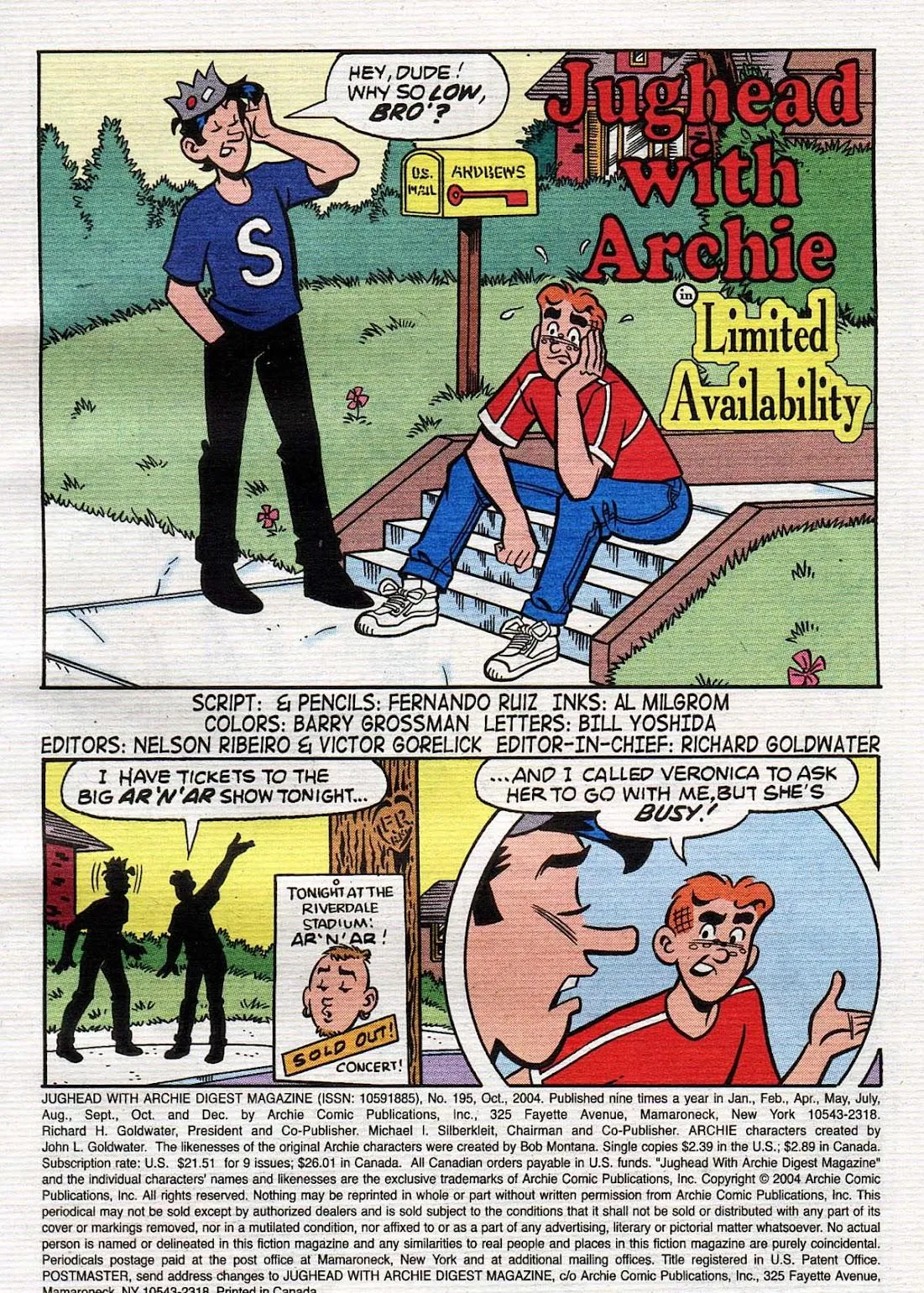 Jughead with Archie Digest Magazine #195 part 3