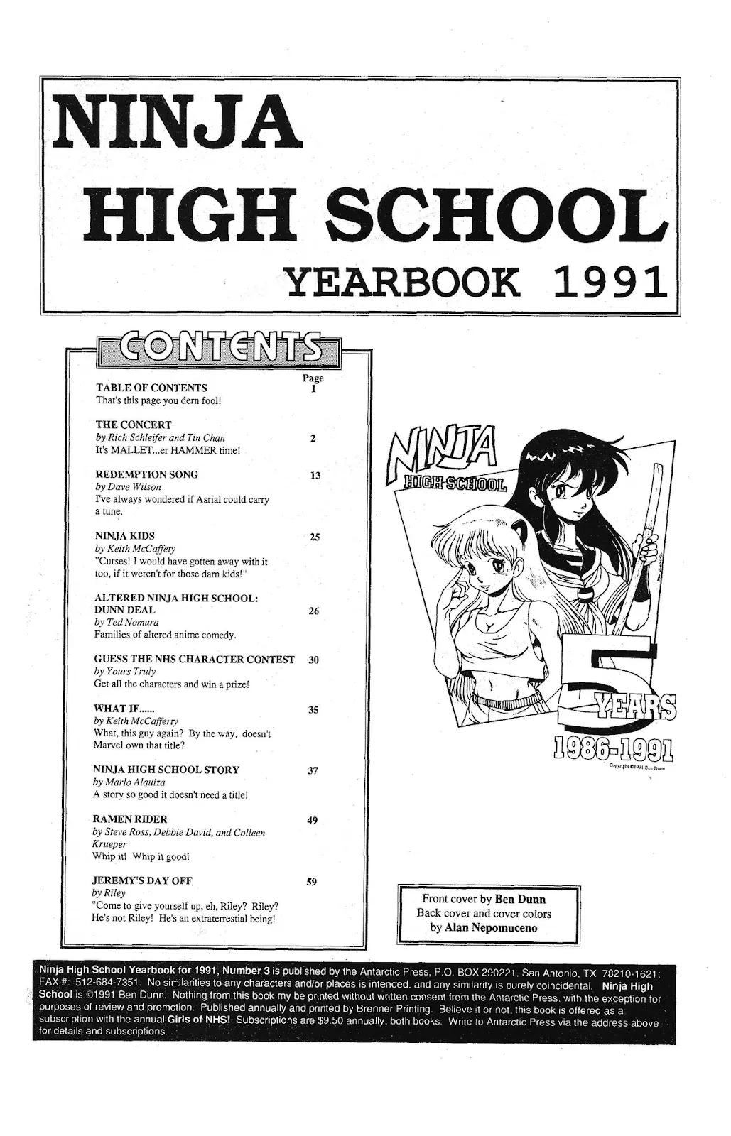 Ninja High School Yearbook #3 part 3