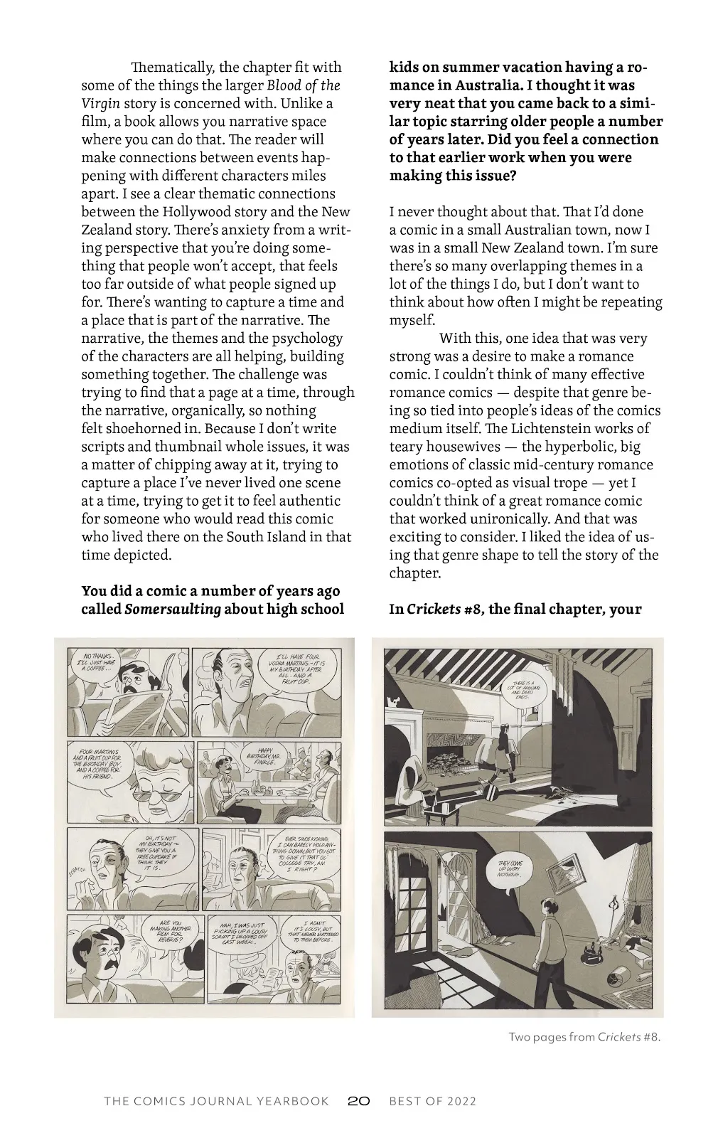 The Comics Journal Yearbook: Best of 2022  part 28