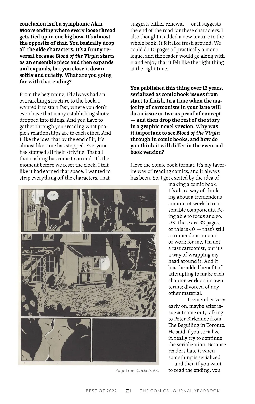 The Comics Journal Yearbook: Best of 2022  part 29
