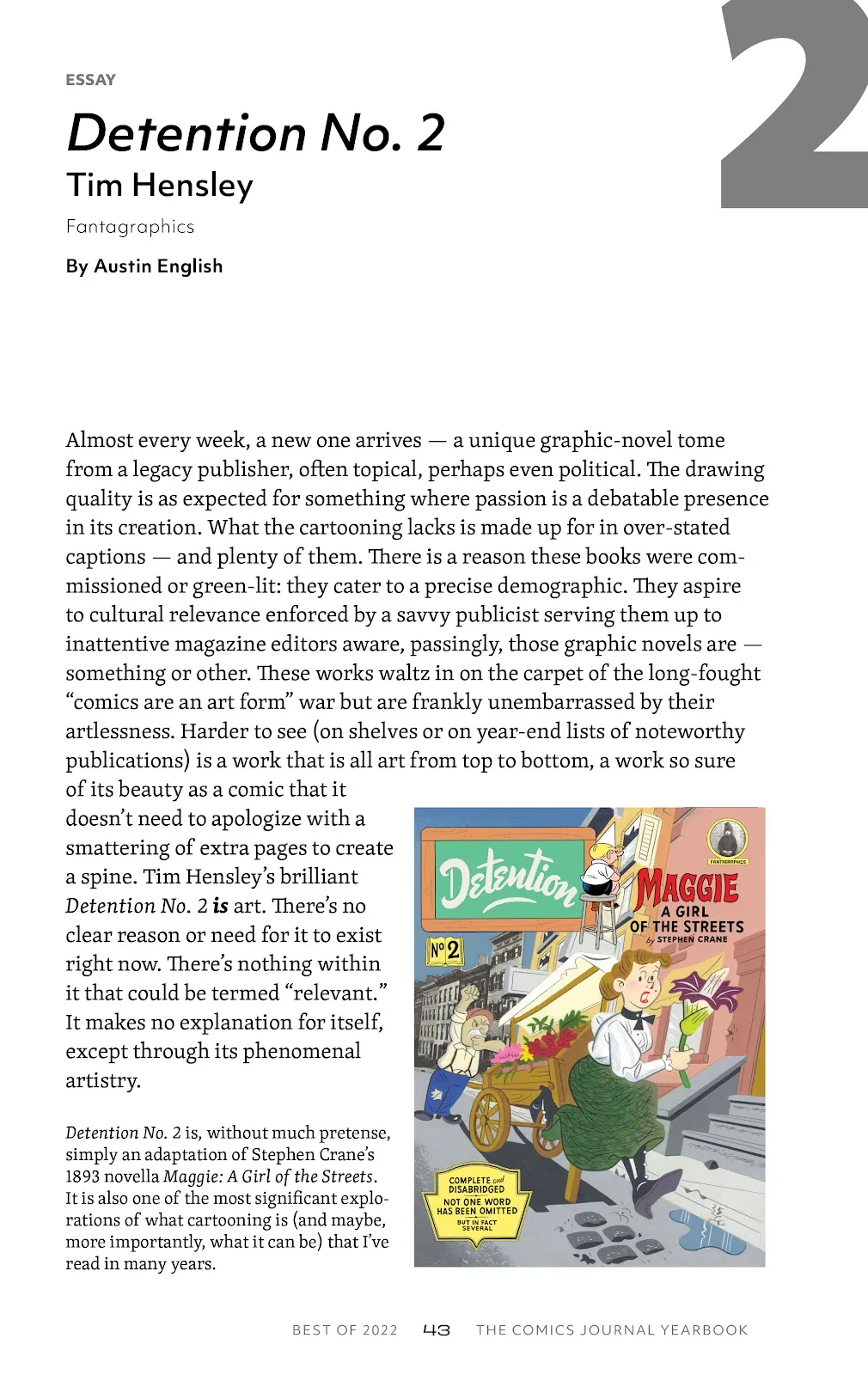 The Comics Journal Yearbook: Best of 2022  part 51