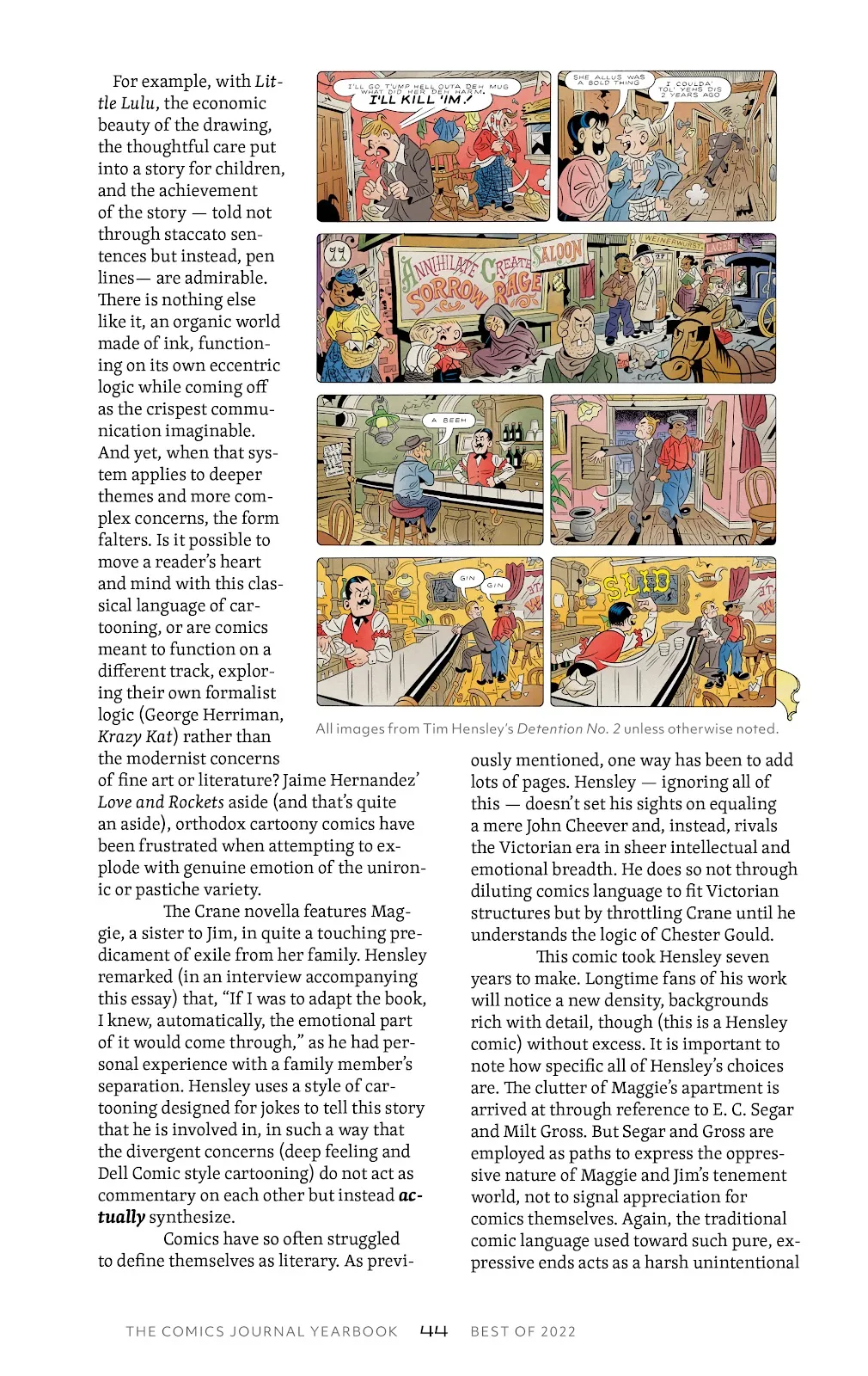 The Comics Journal Yearbook: Best of 2022  part 52