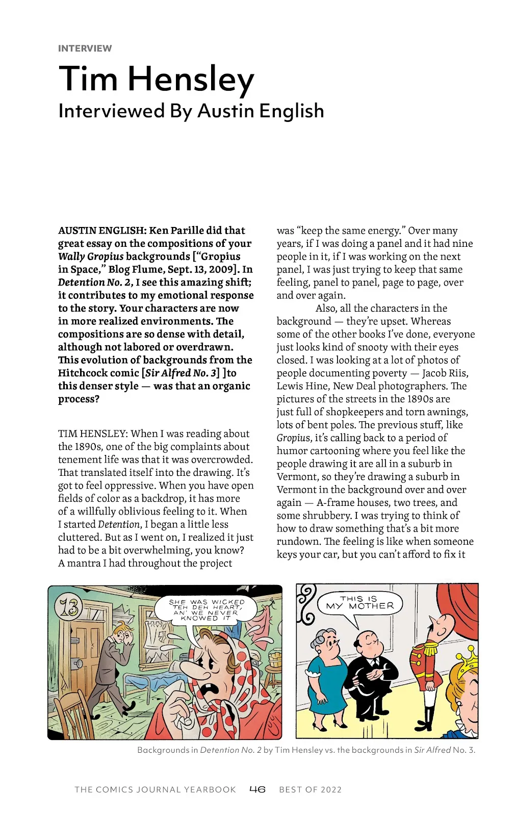 The Comics Journal Yearbook: Best of 2022  part 54
