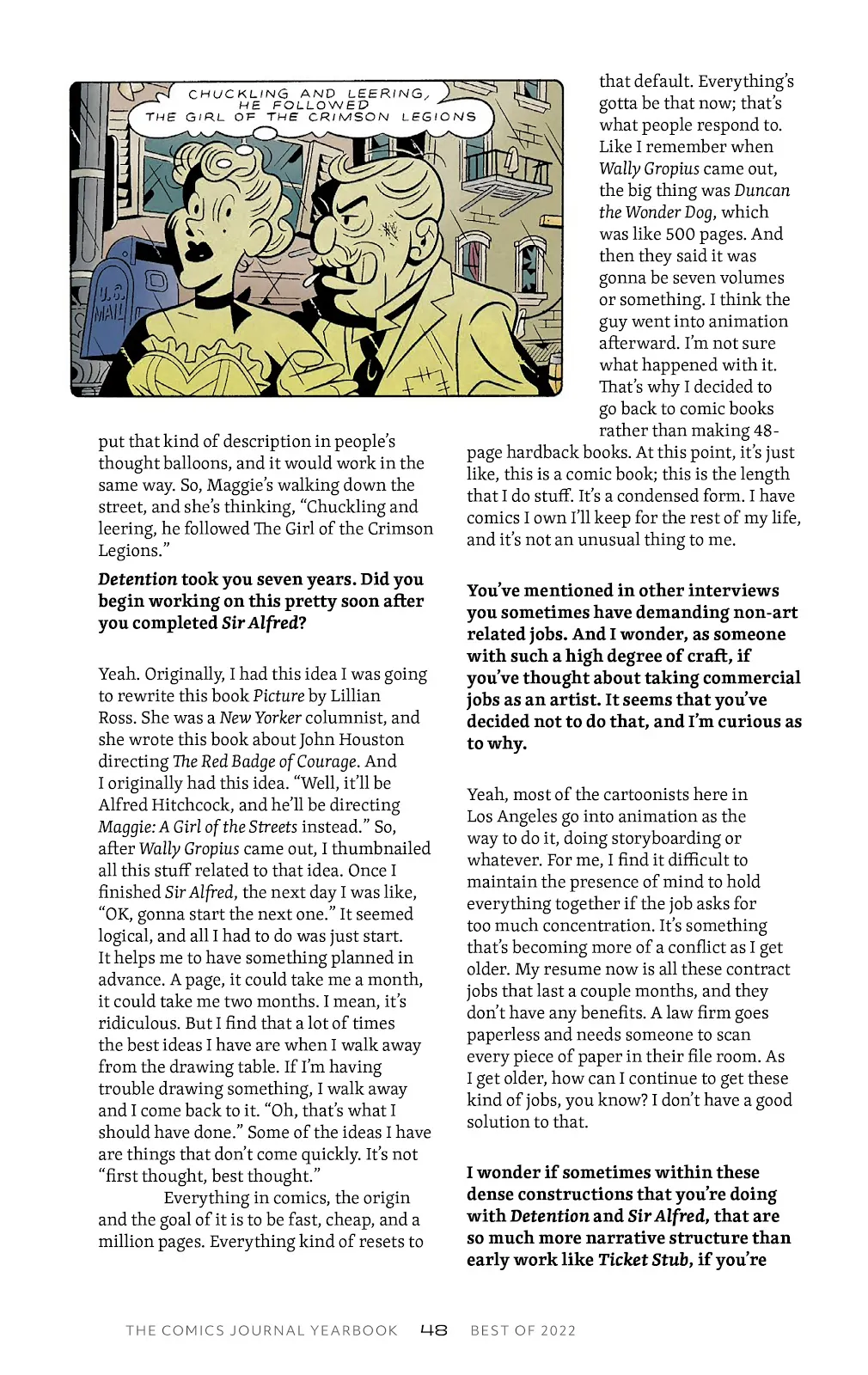 The Comics Journal Yearbook: Best of 2022  part 56