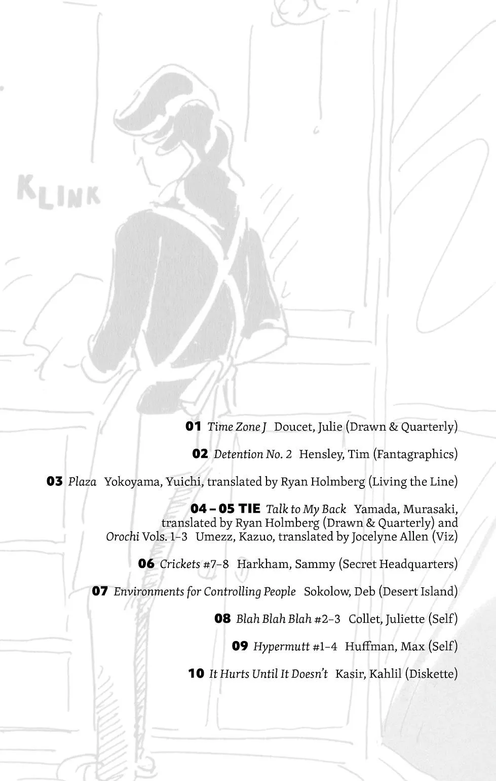 The Comics Journal Yearbook: Best of 2022  part 8