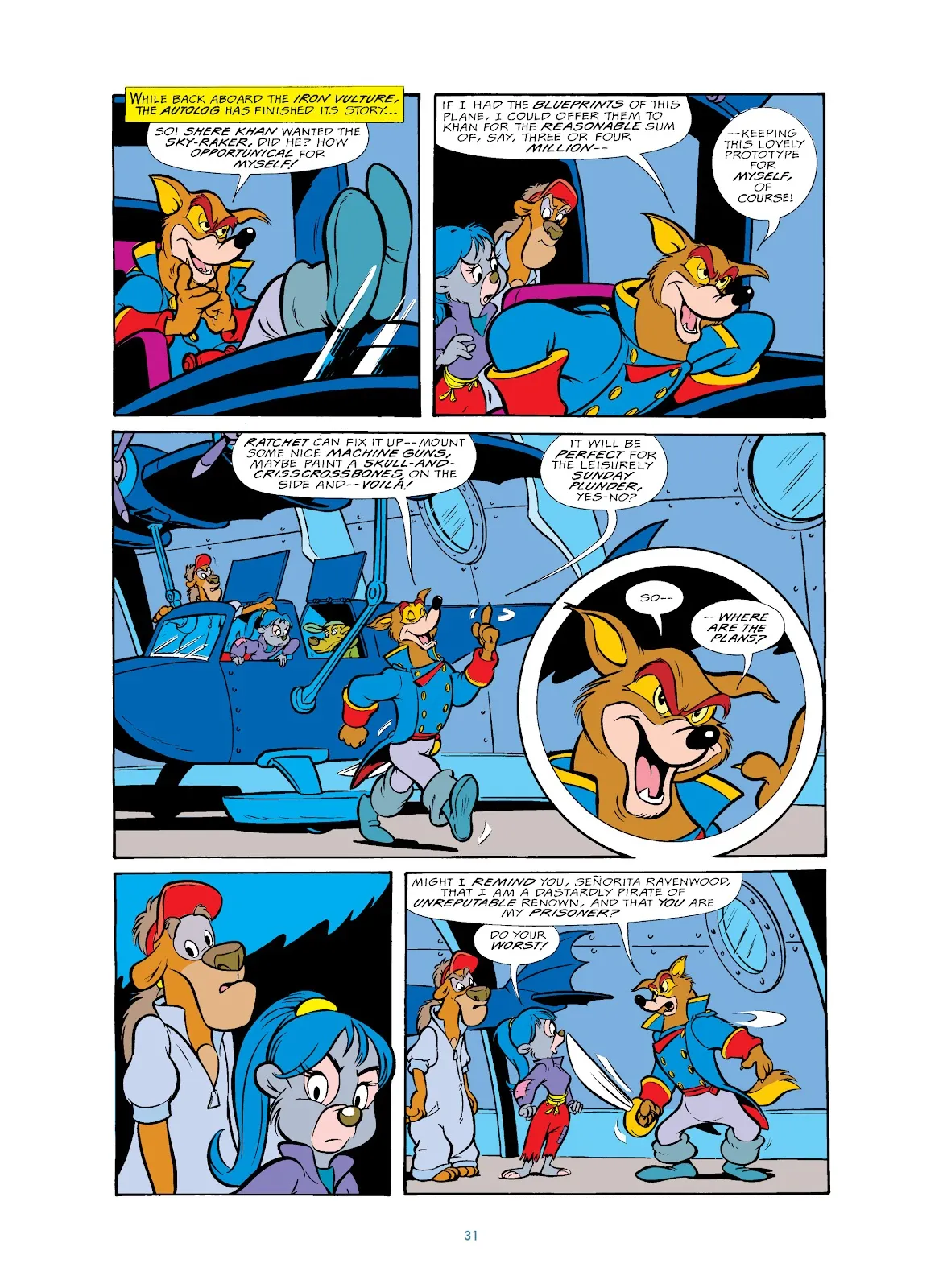 The Disney Afternoon Adventures Vol. 2 – TaleSpin – Flight of the Sky-Raker  (Part 1) part 36
