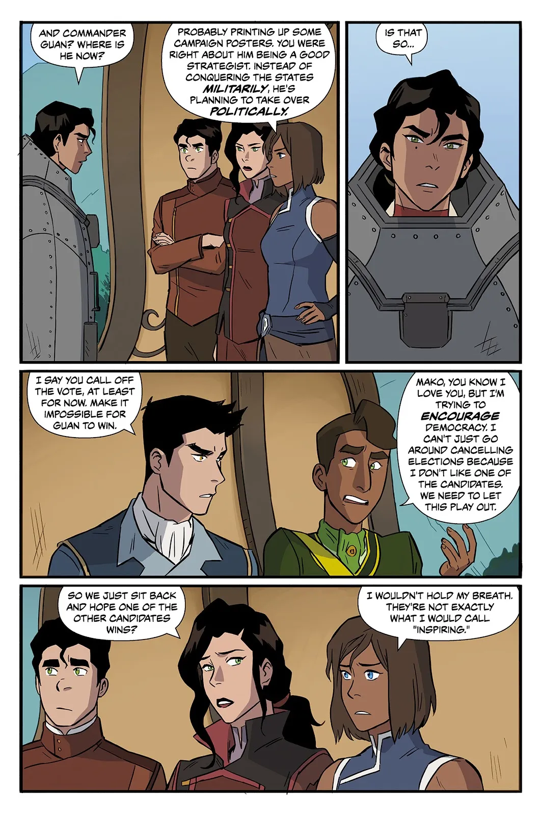 The Legend of Korra: Ruins of the Empire Omnibus  (Part 1) part 73